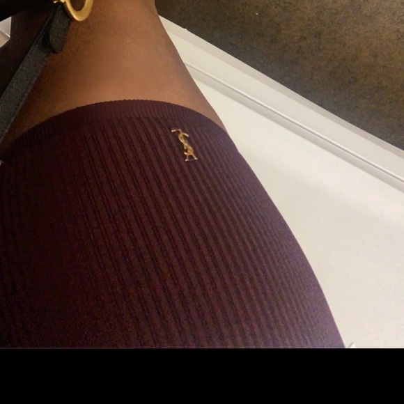 YSL Ribbed Shorts - Picture 3 of 4